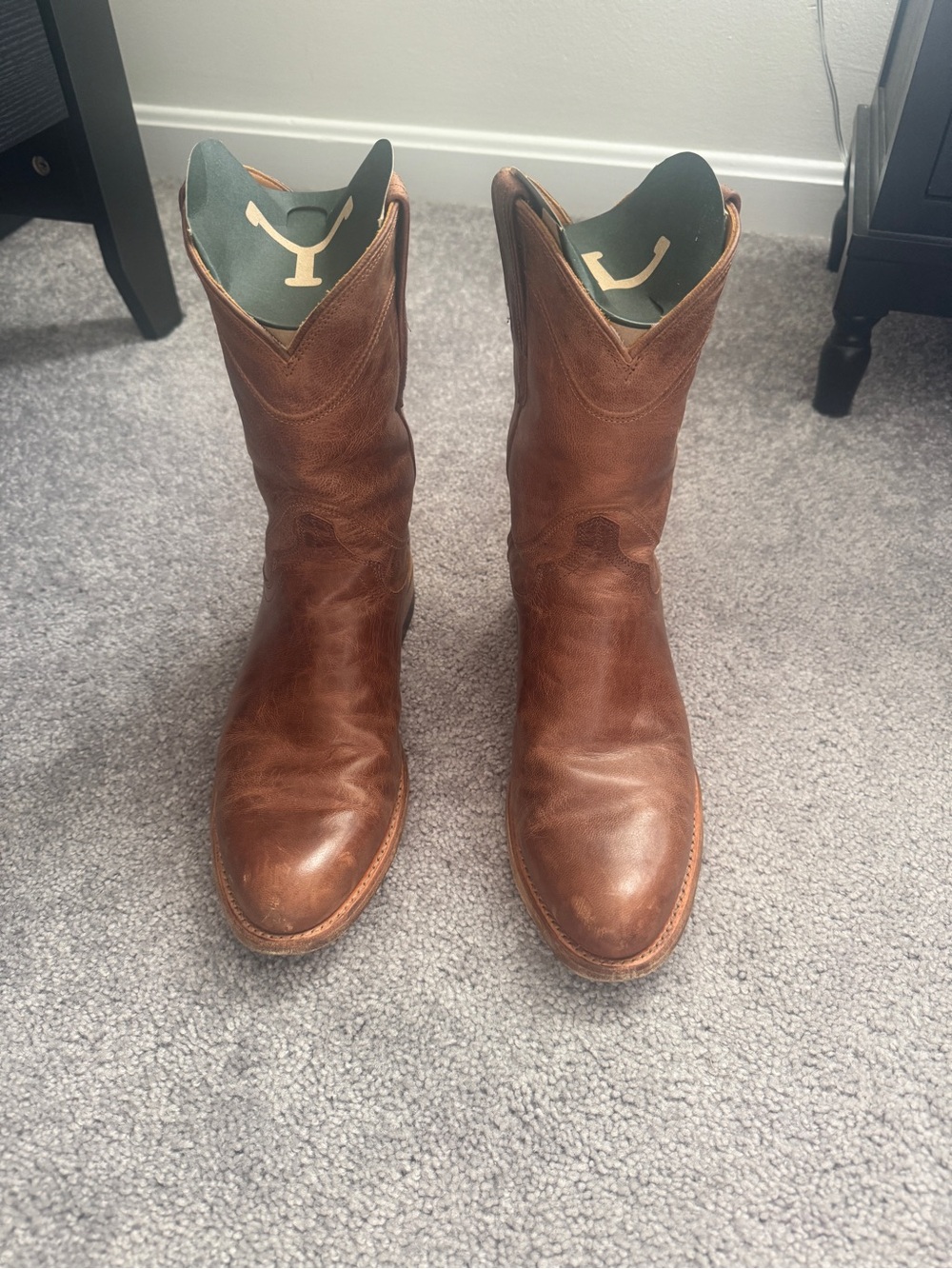 Tecovas Men's Brown Leather Cowboy Boots